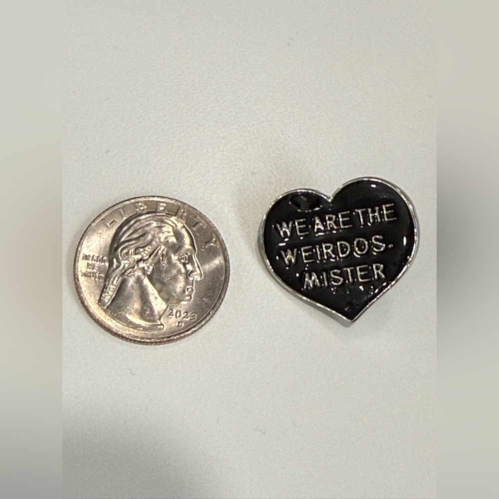 No Brand The Craft “We are the weirdos. Mister” heart pin (good condition)